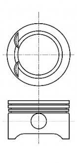 Поршень NURAL 8710270000