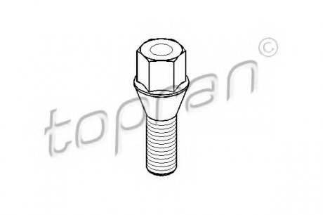 Болт для кріплення колеса TOPRAN TOPRAN / HANS PRIES 501536