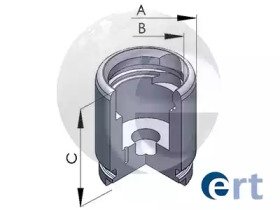 Поршень, корпус скоби гальма ERT 150848C (фото 1)