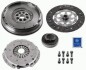 Зчеплення к-т +маховик двомас. citroen c4c5c8peugeot 307308407 2.0hdi 06- SACHS 2290601106 (фото 1)