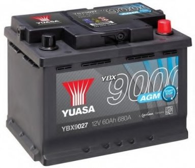 Стартерна акумуляторна батарея YUASA YBX9027 (фото 1)