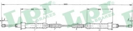 Трос, стоянкова гальмівна система LPR C0523B