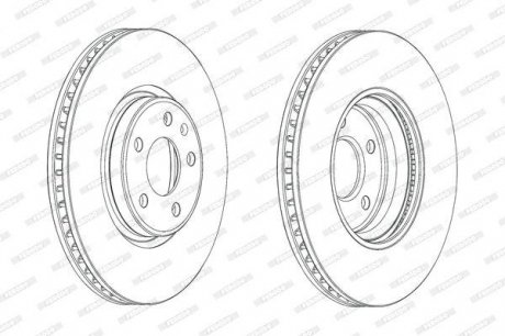 Гальмівний диск FERODO DDF1996C1