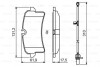 Гальмівні колодки, дискові. 0 986 494 841 BOSCH 0986494841 (фото 1)