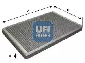 Фильтр, воздух во внутренном пространстве UFI 54.281.00 (фото 1)