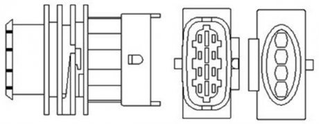 SONDA LAMBDA OPEL 1,4/1,6 16V ASTRAG/CORSA C MAGNETI MARELLI OSM086