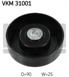 Паразитний / провідний ролик, полікліновий ремінь SKF VKM31001 (фото 1)