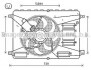 Вентилятор, охолодження двигуна AVA QUALITY COOLING AVA COOLING FD7556 (фото 1)