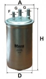 Фильтр топлива MFILTER M-FILTER DF679