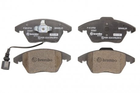 Тормозные колодки дисковые BM BREMBO P85075X (фото 1)