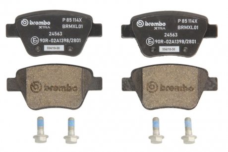 Гальмівні колодки, тюнінг P 85 114X BREMBO P85114X