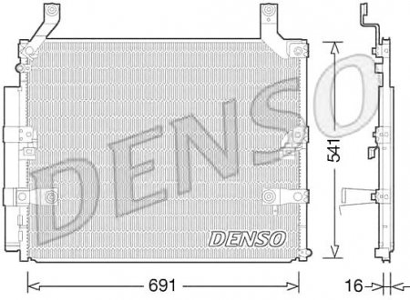 Конденсатор, кондиціонер DENSO DCN50032