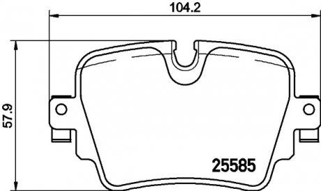 KLOCKI HAMULC. JAGUAR F-TYPE 12- TYЈ BREMBO P36032