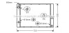 Радиатор охлаждения BMW 5 E60-E61/7 E65-E66-E67-E68 (01-) AT (AVA) AVA COOLING BWA2338 (фото 1)