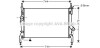 Радіатор охолодження TRANSIT 7 ALL MT -AC 06- (AVA) AVA COOLING FD2404 (фото 1)