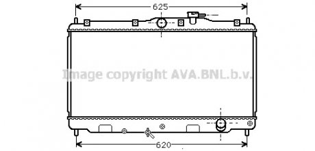 Радіатор 2.0i [OE. 19010-P45-G01] AVA AVA COOLING HD 2010