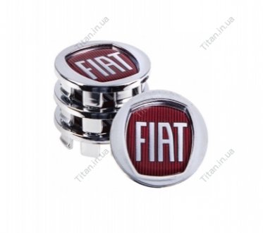 Заглушка колесного диска Fiat 48x42 прямая (4шт.) SAK 12/016 (фото 1)