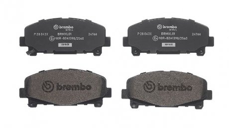 Гальмівні колодки Xtra BREMBO P28043X