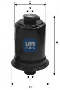 Паливний фільтр UFI 31.712.00 (фото 1)