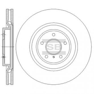 Тормозной диск передний SANGSIN BRAKE HQ HI-Q/SANGSIN SD4228