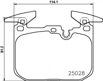 Klocki ham. XTRA.. BREMBO P 06 096X