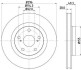 Гальмівний диск перед. Auris/Prius/Raw4 06- PAGID HELLA 8DD355118-561 (фото 1)