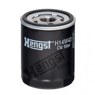 Фильтр масляный HENGST FILTER H14W43 (фото 1)