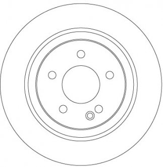 Гальмівний диск TRW DF6788S (фото 1)