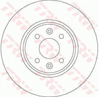 Тормозной диск TRW DF4255 (фото 1)
