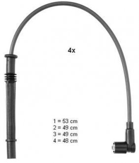 Комплект кабелів високовольтних CHAMPION CLS084 (фото 1)
