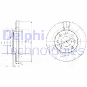 Тормозной диск Delphi BG3794 (фото 1)