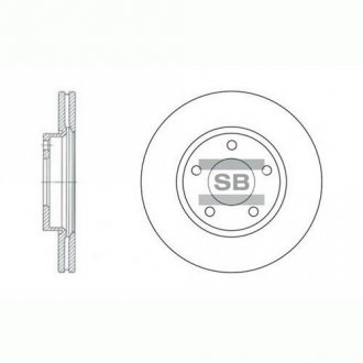 Тормозной диск передний SANGSIN BRAKE HQ HI-Q/SANGSIN SD4401