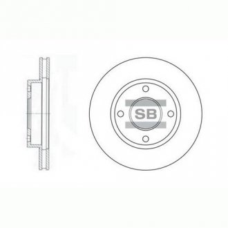 Тормозной диск передний SANGSIN BRAKE HQ HI-Q/SANGSIN SD3027