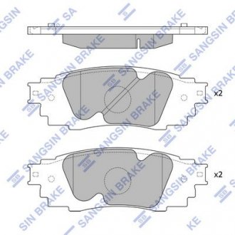 Колодки тормозные дисковые HI-Q HI-Q/SANGSIN SP4091