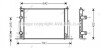 FT-STIрад.охлаждения 1.6i 16V (+AC),1.8i 16V (±AC), 2.4i 20V (+A ±AC), 1.9 JTD (±AC) [OE. 46745809] AVA AVA COOLING FTA2244 (фото 1)