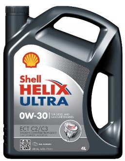 Олія моторна Helix Ultra ECT С2/С3 0W-30 (4 л) SHELL 550042353