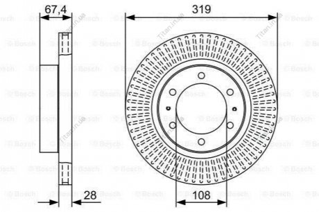 Диск гальмівний BOSCH 0 986 479 W47