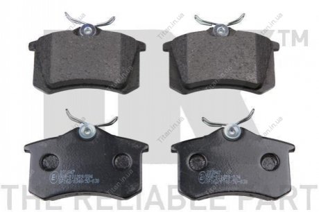 Тормозные колодки дисковые зад. Citroen/Peugeot/Renault/VAG (17mm) NK 223947 (фото 1)