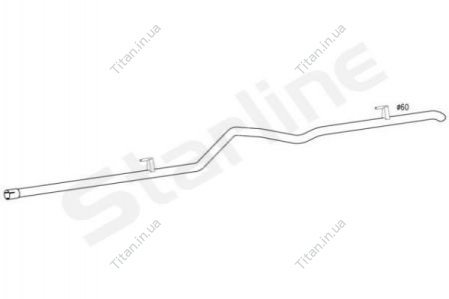 Деталь выхлопной системы STARLINE 28.20.406