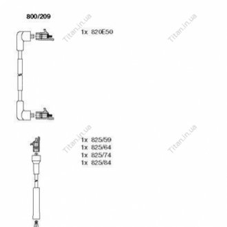 Комплект проводов BREMI 800/209