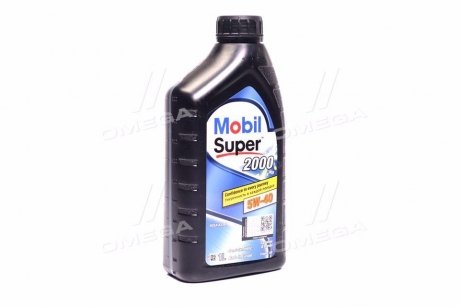 Олія моторна. SUPER 2000 X3 5W-40 (Каністра 1л) MOBIL 155338