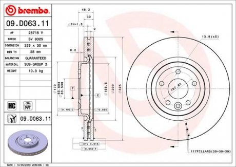 BREMBO 09.D063.11