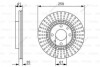 Тормозной диск BOSCH 0 986 479 833 (фото 1)