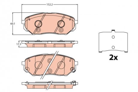 , дискові TRW GDB2195