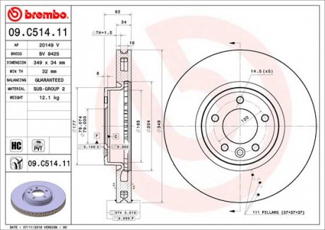 BREMBO 09.C514.11