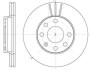 Диск тормозной, передний, OPEL Corsa C (X01) 1.7, Y 17 DTL, 00-09 WOKING D6061.10 (фото 1)