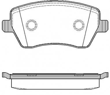Колодки тормозные дисковые передние, комплект (Lucas II) WOKING P8873.00