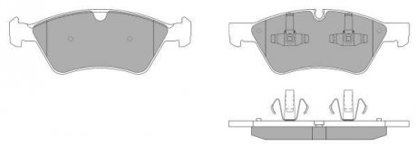 Колодки передние, R17/R18 X164/W164/211/251/463 FREMAX FBP-1522