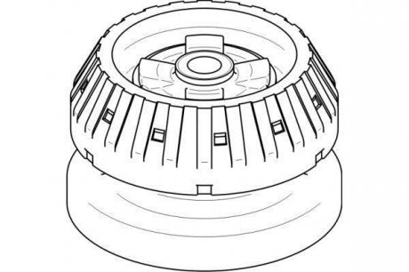 Опора амортизатора, 96-03 TOPRAN TOPRAN / HANS PRIES 401233
