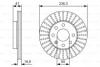 Гальмівний диск OPEL/DAEWOO Astra/Combo/Corsa/Kadett/Vectra/Lanos \'\'F PR2 BOSCH 0986479S98 (фото 1)